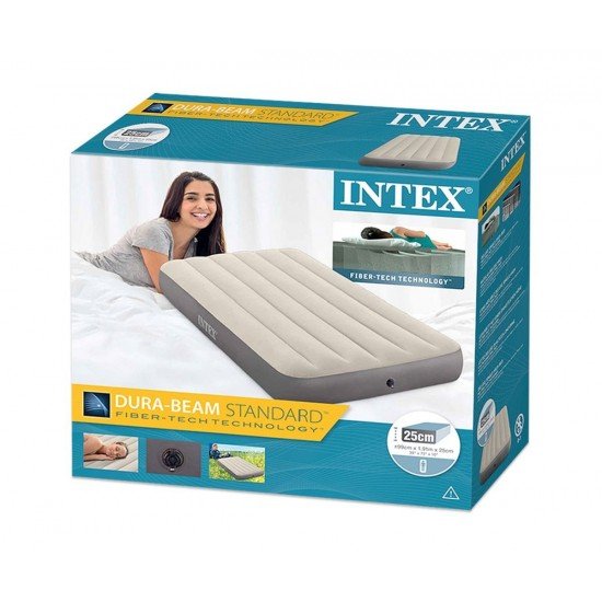 Надуваем матрак INTEX Twin Deluxe Single-High Надуваем матрак INTEX Twin Deluxe Single-High