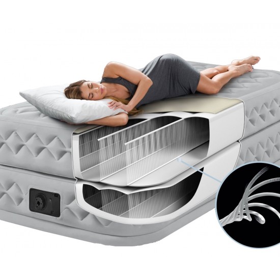 Надуваем матрак с вградена помпа INTEX Twin Supreme Air-Flow Надуваем матрак с вградена помпа INTEX Twin Supreme Air-Flow