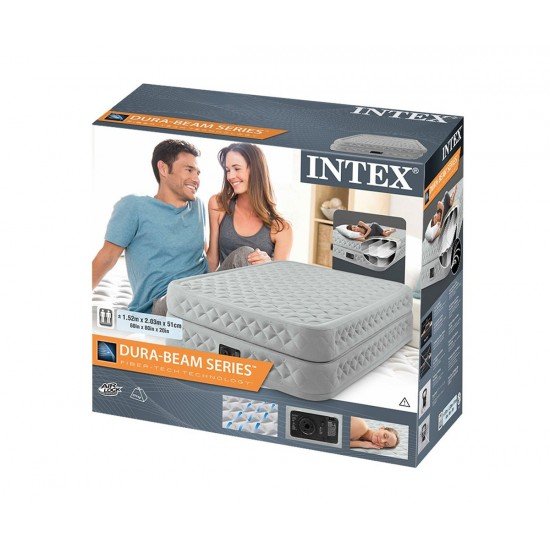 Надуваем матрак с вградена помпа INTEX Queen Supreme Air-Flow Надуваем матрак с вградена помпа INTEX Queen Supreme Air-Flow