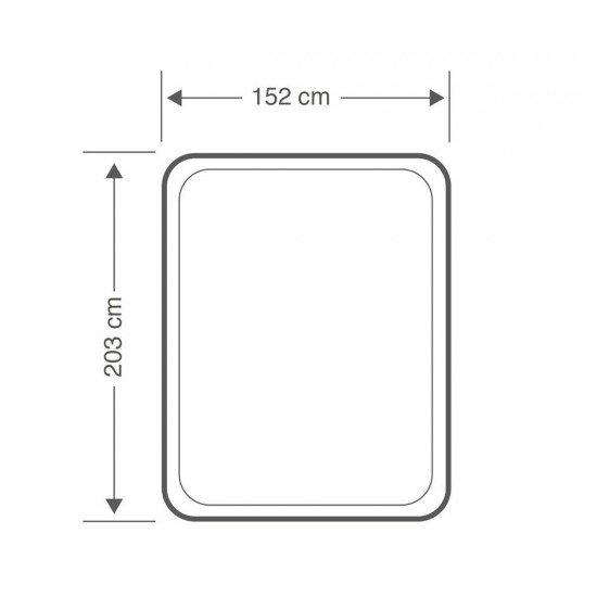 Надуваем матрак с вградена помпа INTEX Queen Foam Top Надуваем матрак с вградена помпа INTEX Queen Foam Top