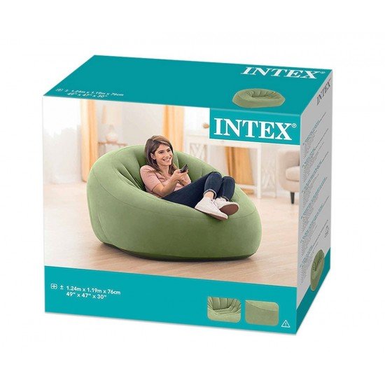 Надуваемо кресло INTEX Beanless Bag Club Надуваемо кресло INTEX Beanless Bag Club