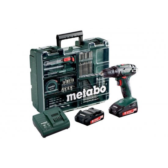 Акумулаторен винтоверт BS 18 SET METABO 602207880 Акумулаторен винтоверт BS 18 SET METABO 602207880