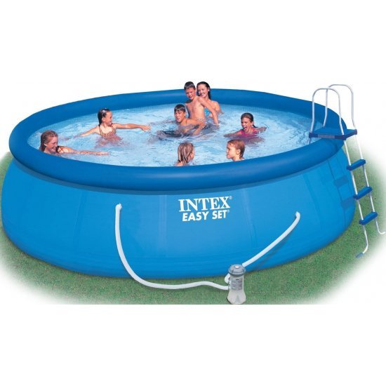 Надуваем басейн Intex Easy Set 457 см Надуваем басейн Intex Easy Set 457 см