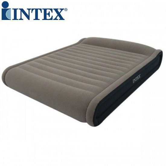 Надуваем матрак с помпа и възглавница Intex 152 x 203 x 41 см Надуваем матрак с помпа и възглавница Intex 152 x 203 x 41 см