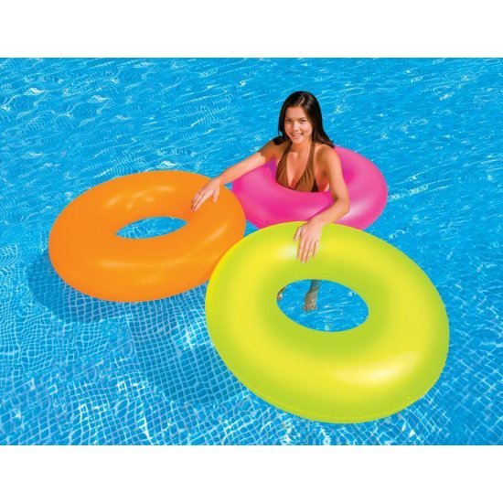 Надуваем пояс Неон 91см 59262NP Intex Надуваем пояс Неон 91см 59262NP Intex