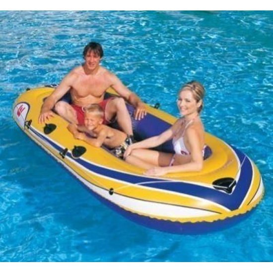 Надуваема четириместна лодка Hydro-Force 307x126см 61066 Bestway Надуваема четириместна лодка Hydro-Force 307x126см 61066 Bestway