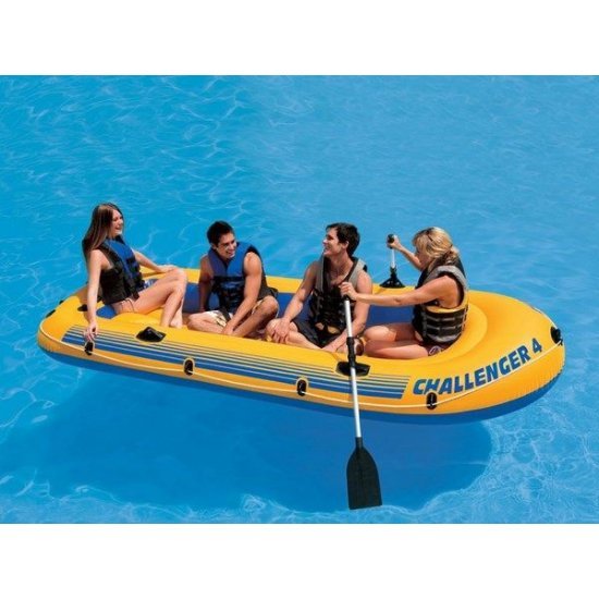 НАДУВАЕМА ЛОДКА INTEX CHALLENGER ЗА ЧЕТИРИМА 351 x 145 x 48 см НАДУВАЕМА ЛОДКА INTEX CHALLENGER ЗА ЧЕТИРИМА 351 x 145 x 48 см